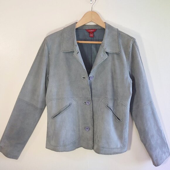 Sundance Women's Suede Boho Jacket Sage Green Size 6 Western Rodeo Cowgirl Chic - Picture 7 of 11